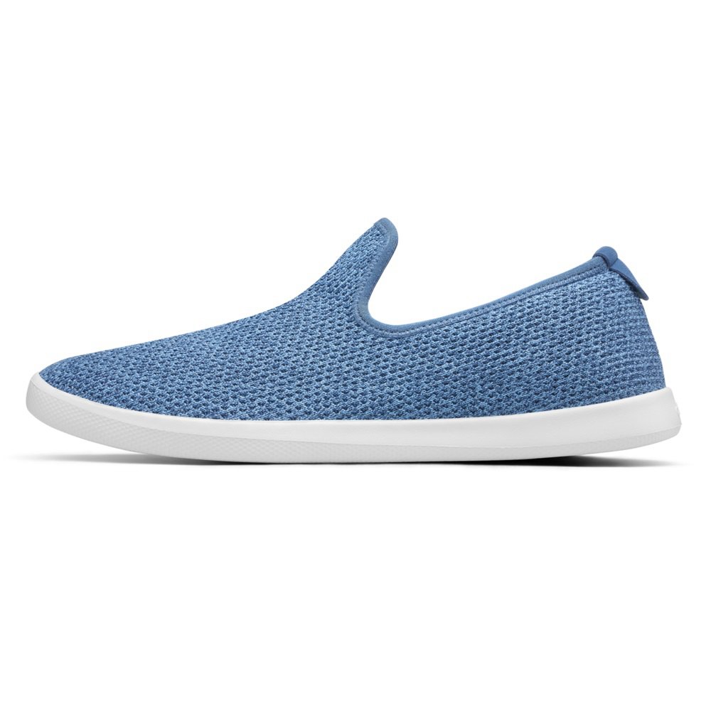 Allbirds Women\'s Slip-Ons Blue - Tree Loungers - 38245FPID